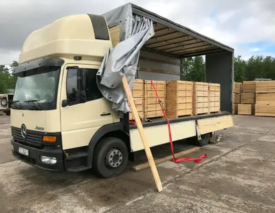 Mercedes Atego — грузоперевозки Минск, аренда с водителем, гидроборт